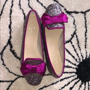 Kate Spade Rainbow Glitter Flats